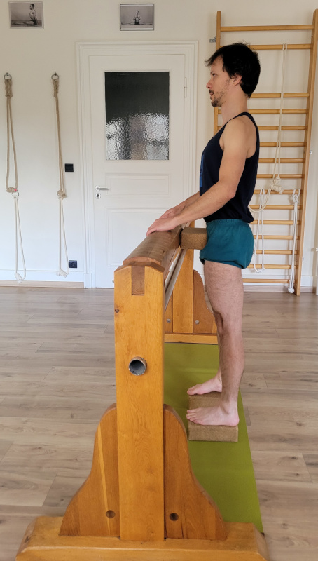 Tadasana brique cheval face sadhaka cyis